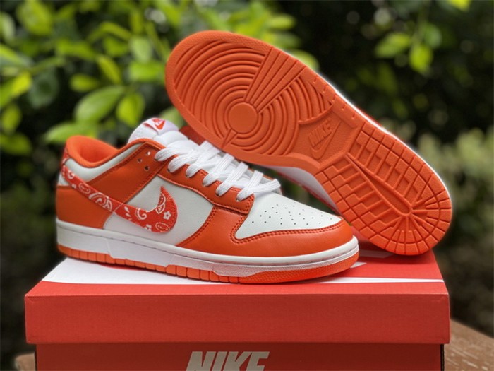 Authentic Nike Dunk Low “Orange Paisley”