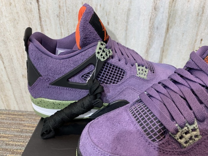 Authentic Air Jordan 4“Canyon Purple”