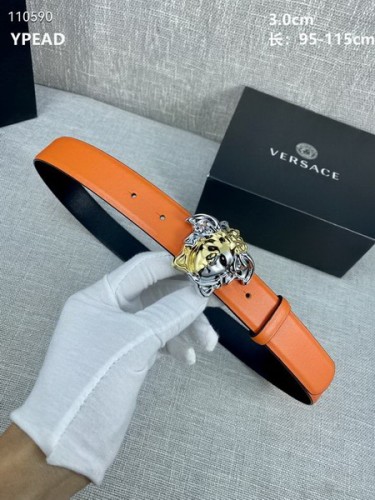 Super Perfect Quality Versace Belts(100% Genuine Leather,Steel Buckle)-1626