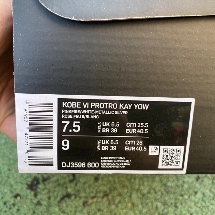 Authentic Nike Zoom Kobe 6 Protro Think Pink