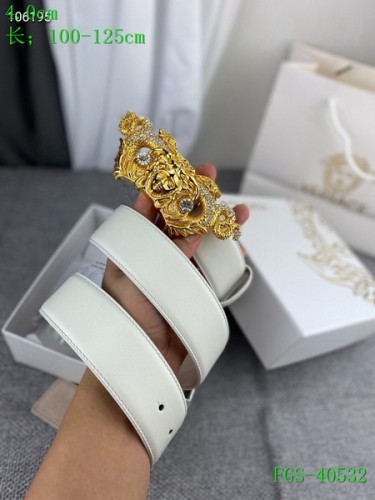 Super Perfect Quality Versace Belts(100% Genuine Leather,Steel Buckle)-1700