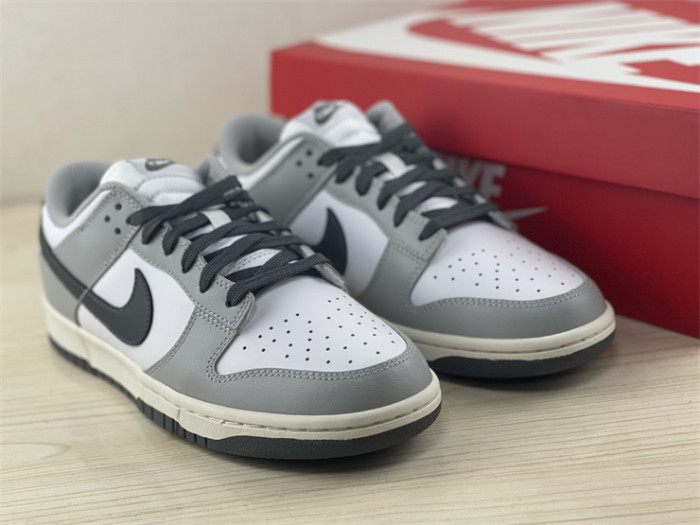 Authentic Nike Dunk Low “Light Smoke Grey”