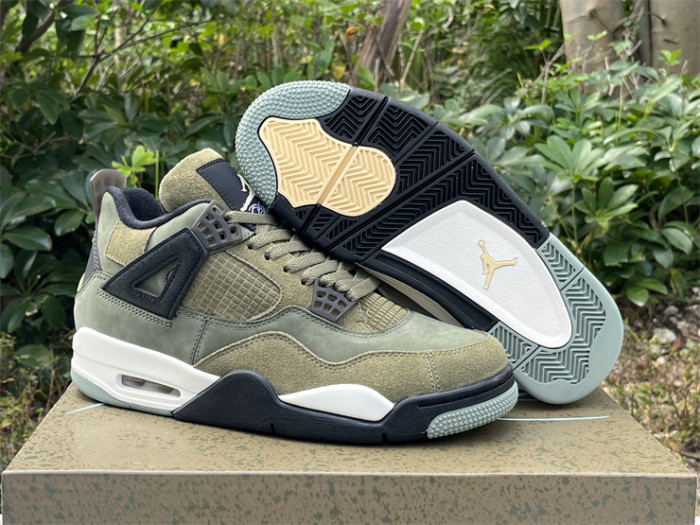 Authentic Air Jordan 4 Craft “Olive”