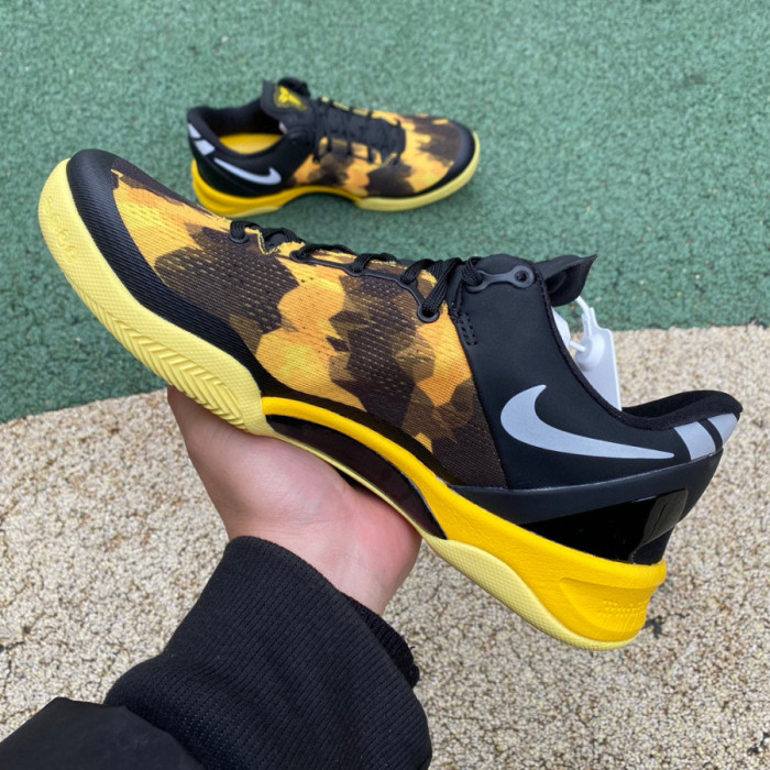 Authentic Nike Kobe 8 System Black Yellow