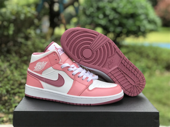 Authentic Air Jordan 1 Mid “Valentine's Day” GS