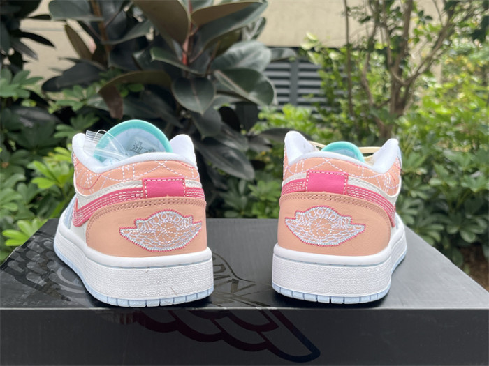 Authentic Air Jordan 1 Low SE “Sashiko Multi-Color