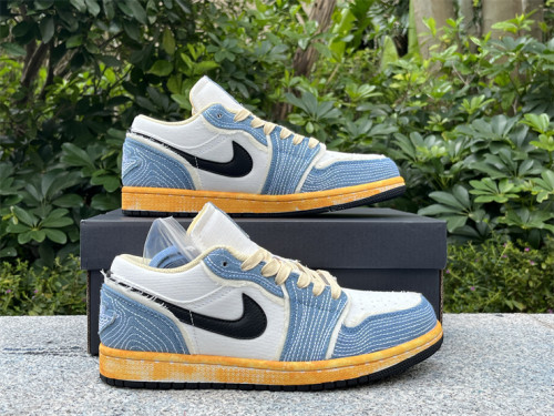 Authentic Air Jordan 1 Low “Sashiko”