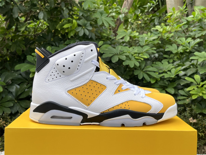 Authentic Air Jordan 6 Yellow Ochre