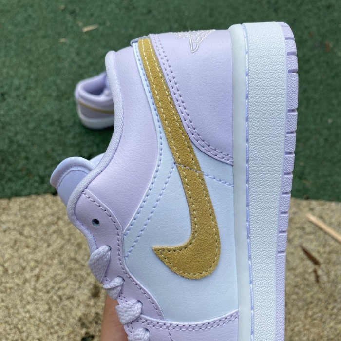 Authentic Air Jordan 1 Low Barely Grape Women