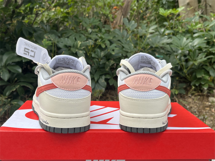 Authentic Nike SB Dunk Low White Iron Grey