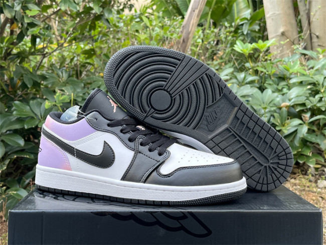 Authentic Air Jordan 1 Low White Pink GS