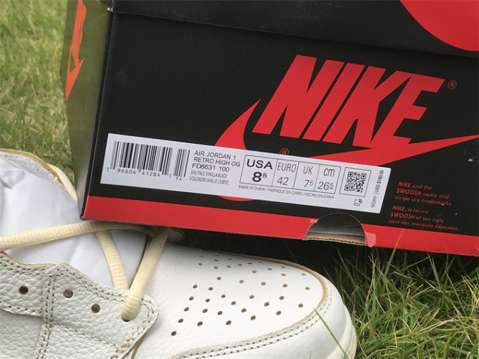 Authentic Air Jordan 1 High OG Vibrations of Naiia