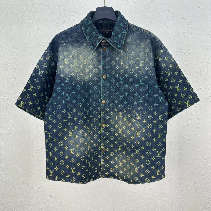 LV Shirt High End Quality-739