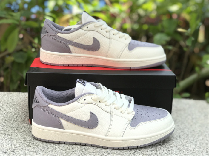 Authentic Air Jordan 1 Low “Atmosphere Grey”