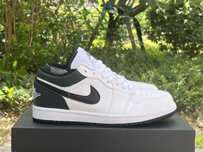 Authentic Air Jordan 1 Low Black White