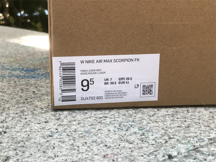 Authentic Nike Air Max Scorpion Pink Laser Red