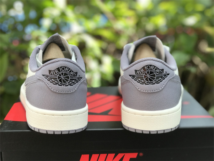 Authentic Air Jordan 1 Low “Atmosphere Grey”