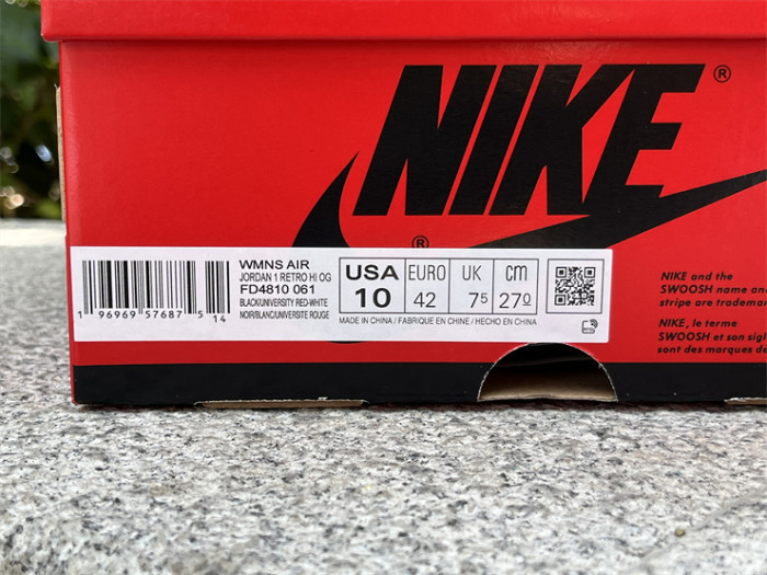 Authentic Air Jordan 1 High OG WMNS “Satin Bred”2023