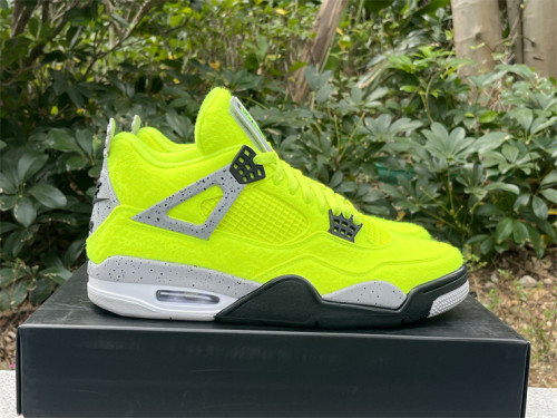 Authentic Air Jordan 4 Tour Yellow