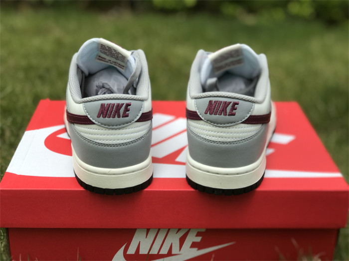 Authentic Nike Dunk Low Grey White