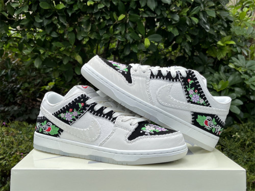 Authentic Nike SB Dunk Low Decon “N7” White Black