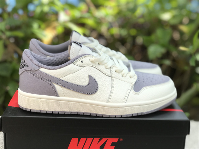 Authentic Air Jordan 1 Low “Atmosphere Grey”