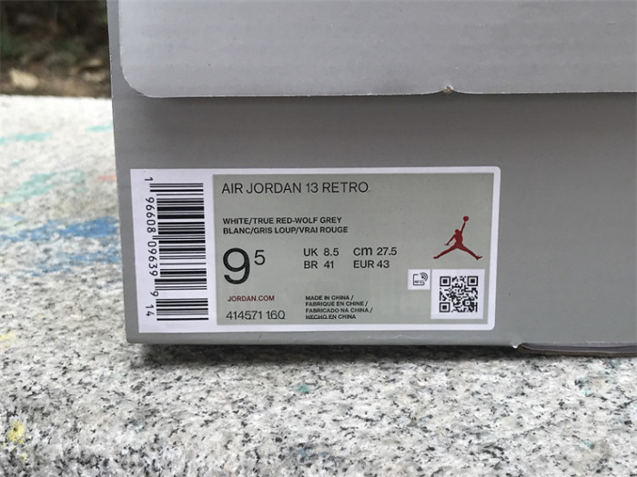 Authentic Air Jordan 13 “Wolf Grey”