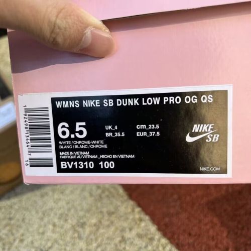 Authentic Diamond Supply Co. x Nike SB Dunk Low Pro OG QS White Diamond Women Shoes