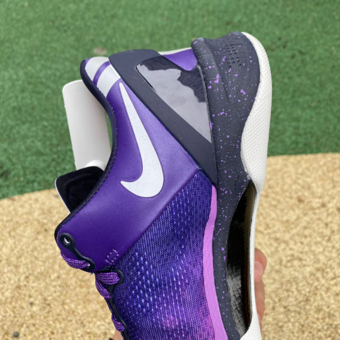 Authentic Nike Kobe 8 Playoffs Purple Platinum