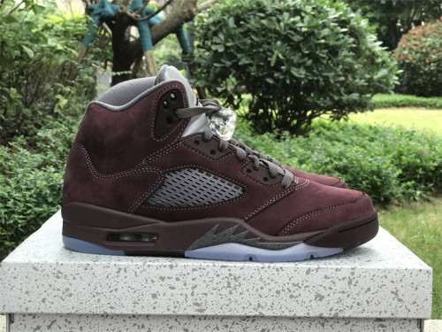 Authentic Air Jordan 5 “Burgundy”