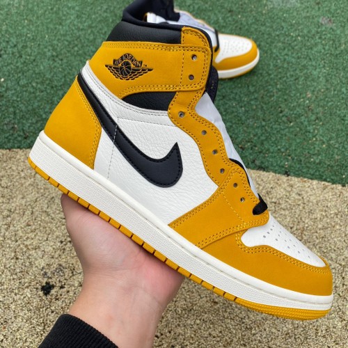 Authentic Air Jordan 1 High OG “Yellow Ochre”
