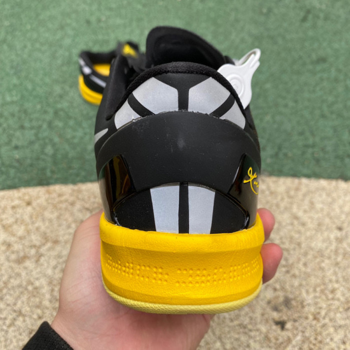 Authentic Nike Kobe 8 System Black Yellow