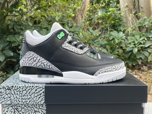 Authentic Air Jordan 3 “Green Glow”