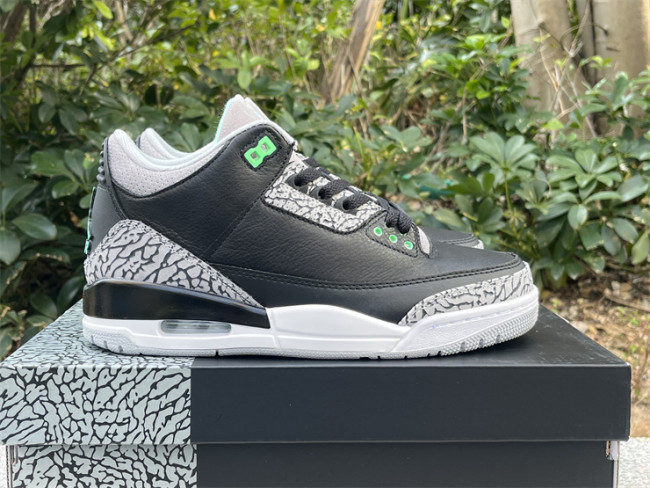 Authentic Air Jordan 3 “Green Glow”