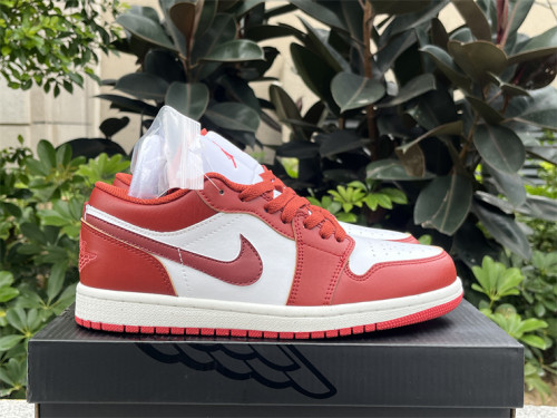 Authentic Air Jordan I Retro Low “Dune Red”