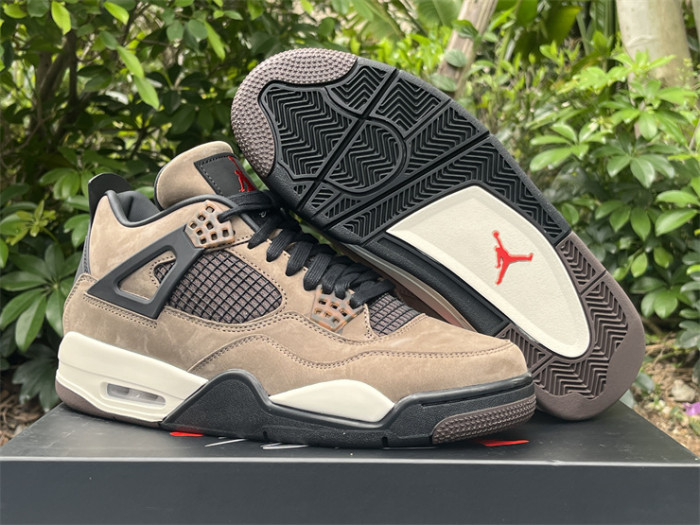 Authentic Travis Scott x Air Jordan 4 Dark Mocha