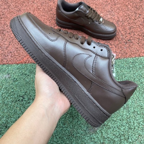 Authentic Supreme x Nike Air Force 1 Low Brown