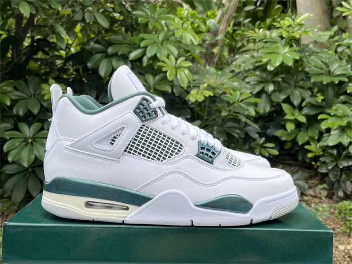 Authentic Air Jordan 4 Oxidized Green