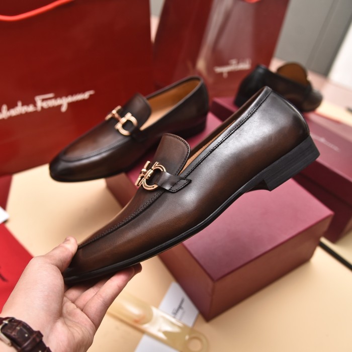 Ferragamo Men shoes 1：1 quality-375