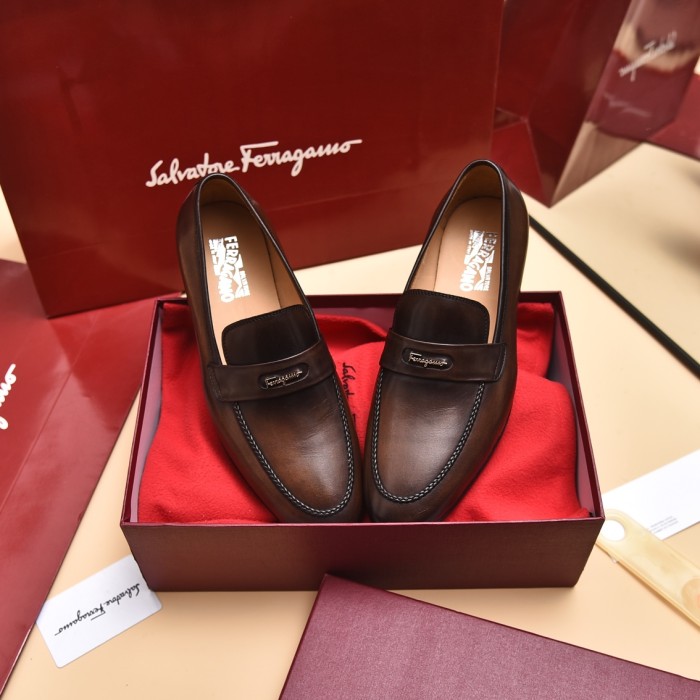 Ferragamo Men shoes 1：1 quality-363