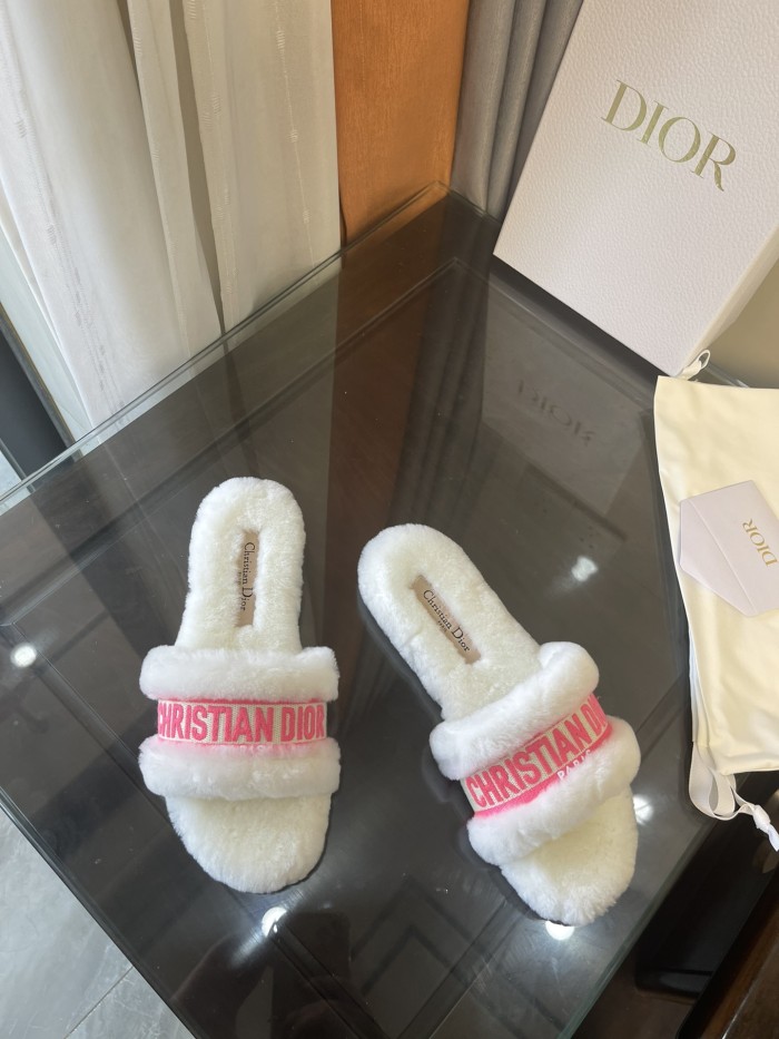 Dior women slippers 1：1 quality-186