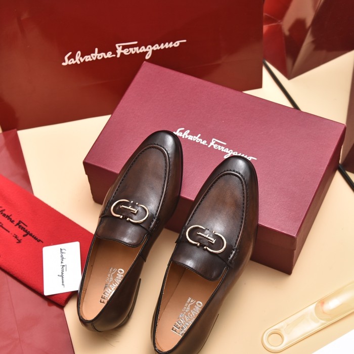 Ferragamo Men shoes 1：1 quality-366