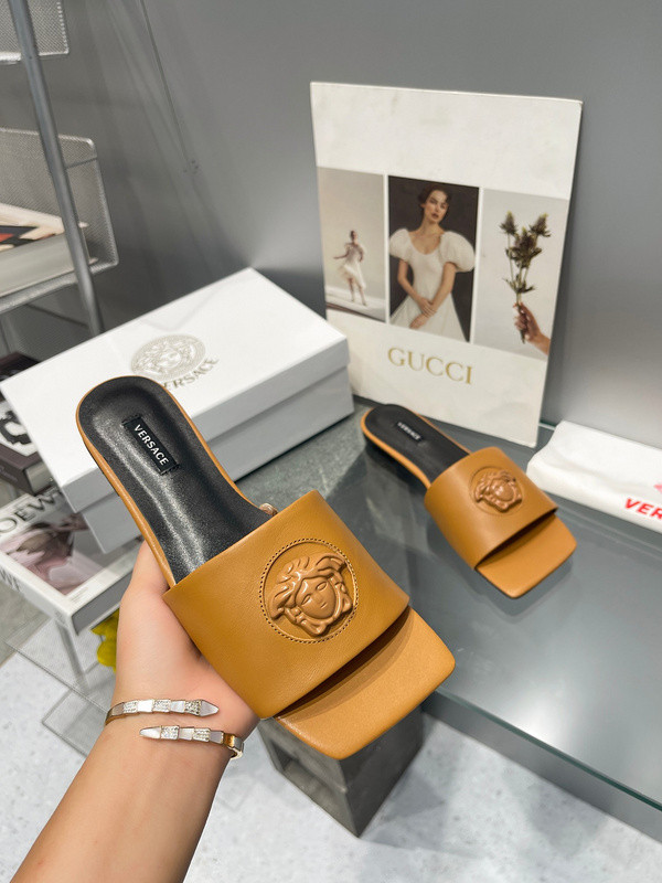 Versace women slippers 1：1 quality-077
