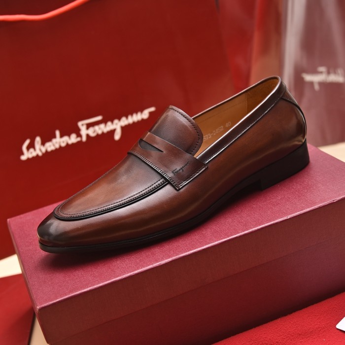 Ferragamo Men shoes 1：1 quality-359