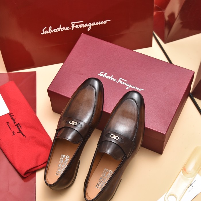Ferragamo Men shoes 1：1 quality-372
