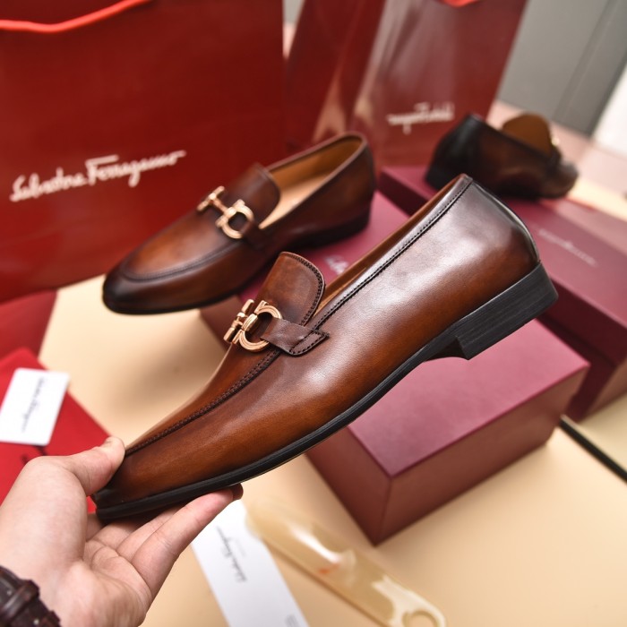 Ferragamo Men shoes 1：1 quality-377