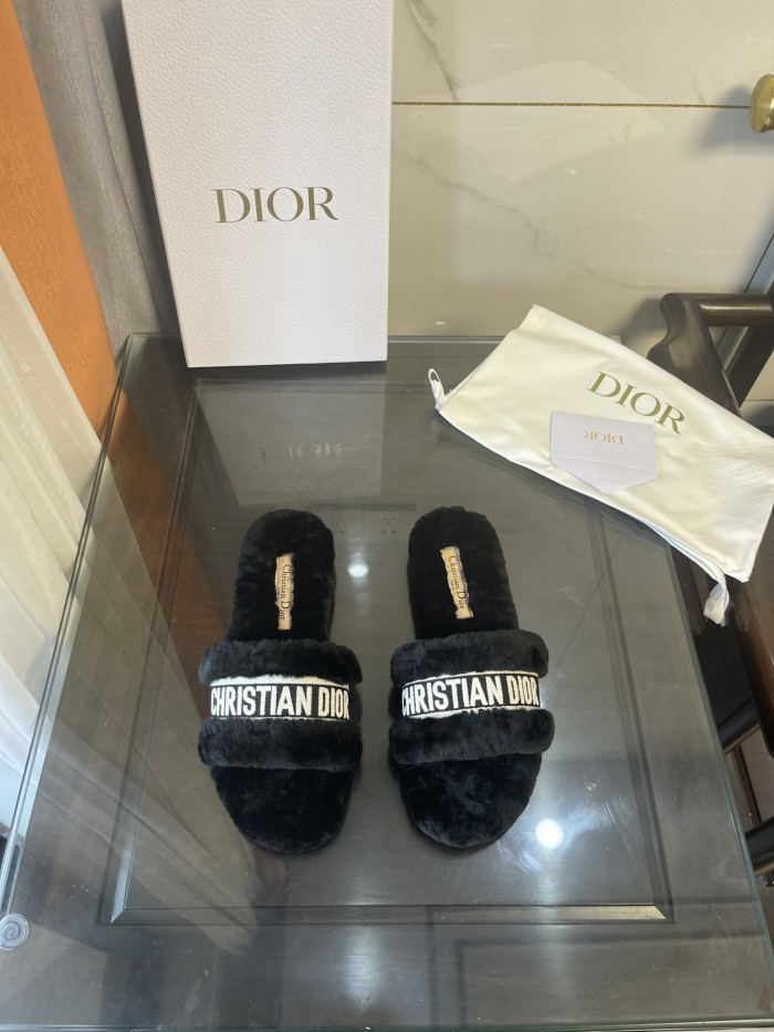 Dior women slippers 1：1 quality-188