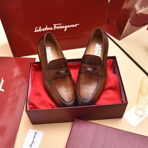 Ferragamo Men shoes 1：1 quality-374