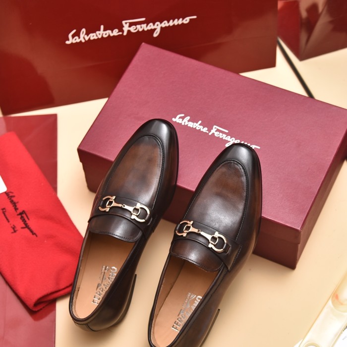 Ferragamo Men shoes 1：1 quality-369