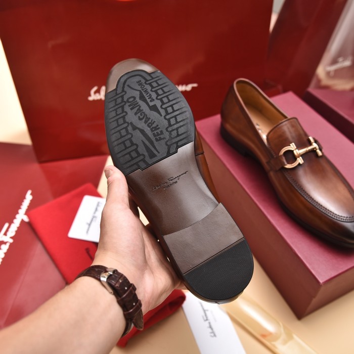 Ferragamo Men shoes 1：1 quality-377